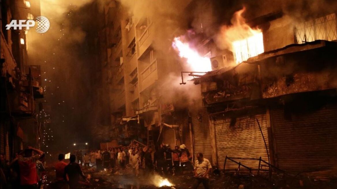 Αίγυπτος: 81 τραυματίες από μεγάλη φωτιά στο Κάιρο